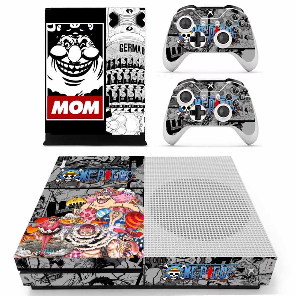 Аниме цельный СТИКЕР Наклейка для Microsoft Xbox One S консоль и 2 контроллера тонкая кожа