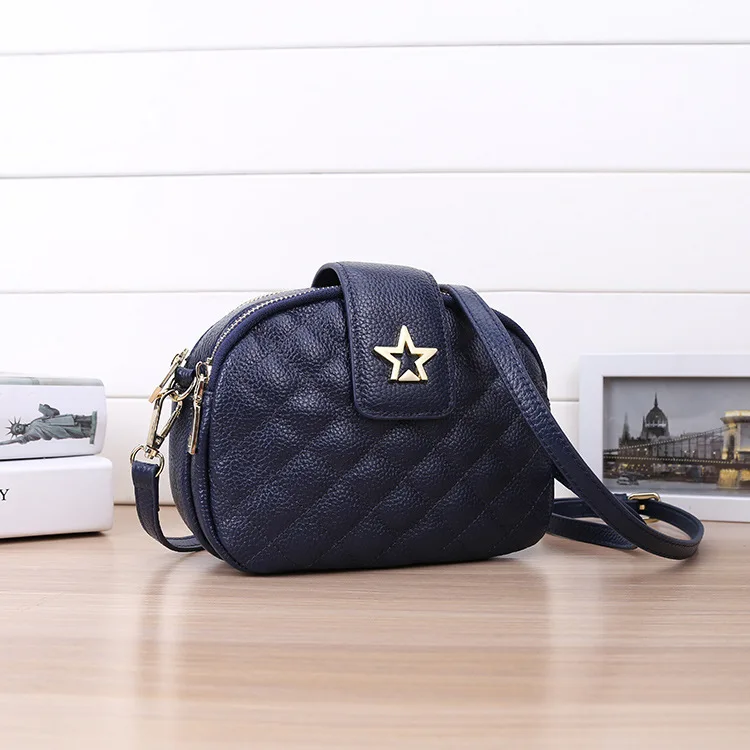Women genuine leather messenger bag 25