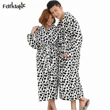 Парные халаты длинный рукав фланель теплые халаты женский банный халат Повседневная одежда для сна для женщин кимоно Сексуальные халаты