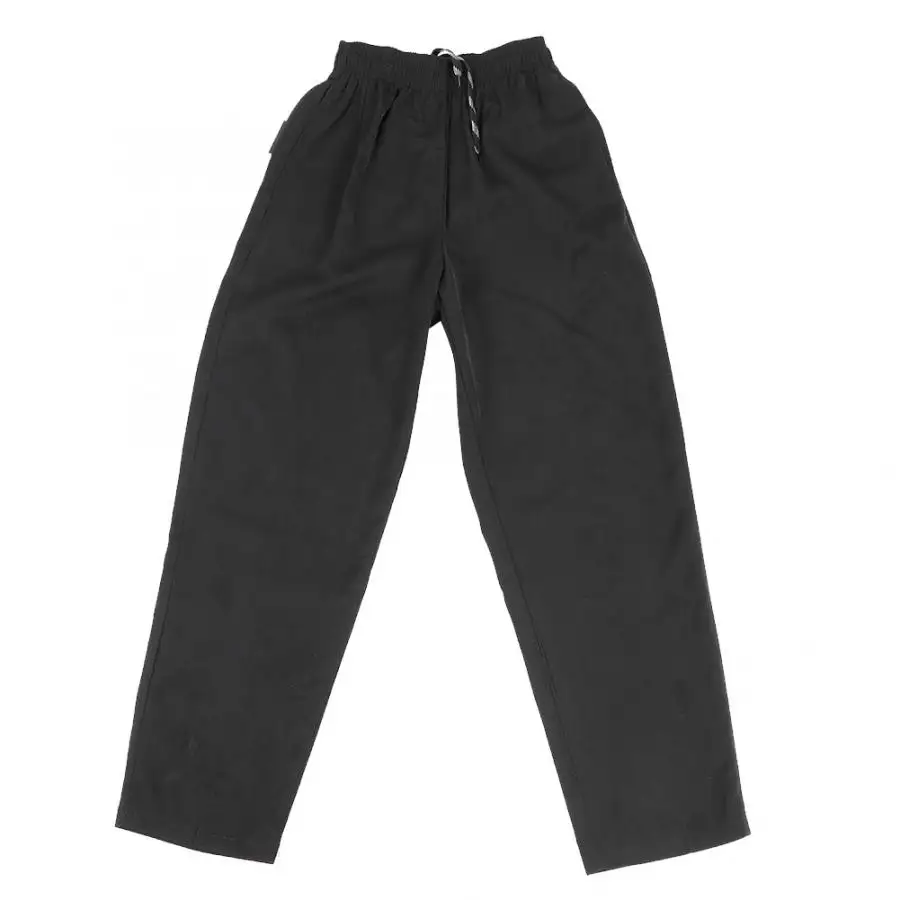 

Dog Physiological Pants Full Elastic Waist Chef Pants Hotel Dining Black Male Chef Work Pants Kitchen Pants(S) Diaper