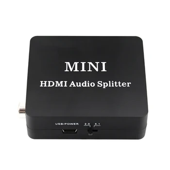 

HDMI Audio Splitter decoder HDMI in HDMI SPDIF COAXIAL 3.5mm Headphone out with Micro USB Cable For DVD TV