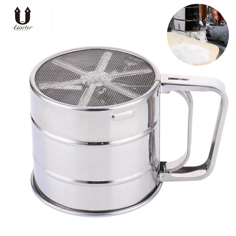 Buy UARTER Stainless Steel Shape Mesh Flour Sifter