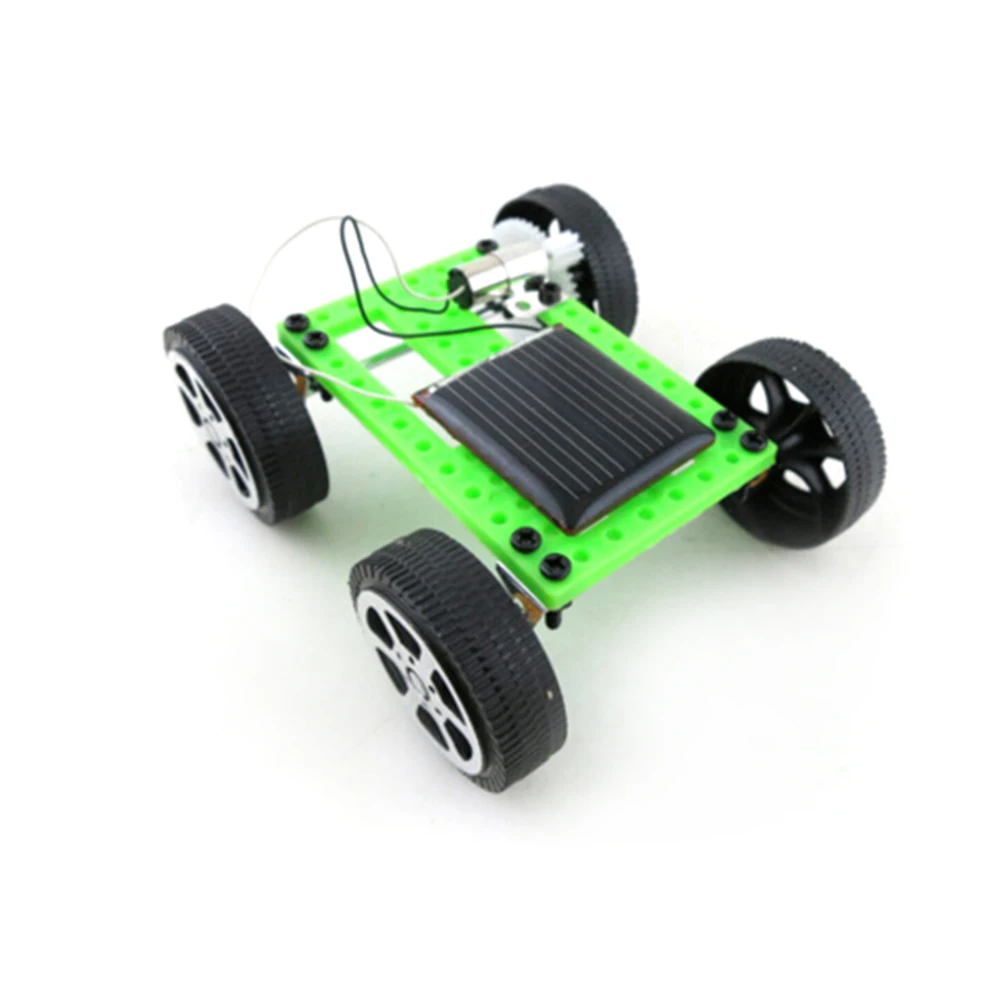 Новая распродажа 1 шт. мини игрушка на солнечных батареях DIY автомобильный комплект Детский развивающий гаджет хобби Забавный