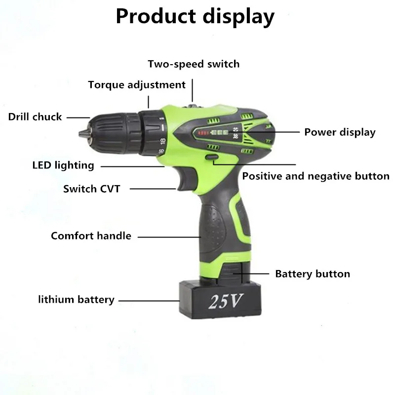 25v  