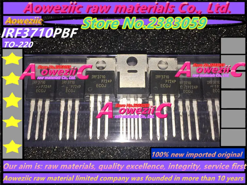 Aoweziic+ новые импортные оригинальные IRF3710PBF IRF3710 TO-220 FET 100 V 57A