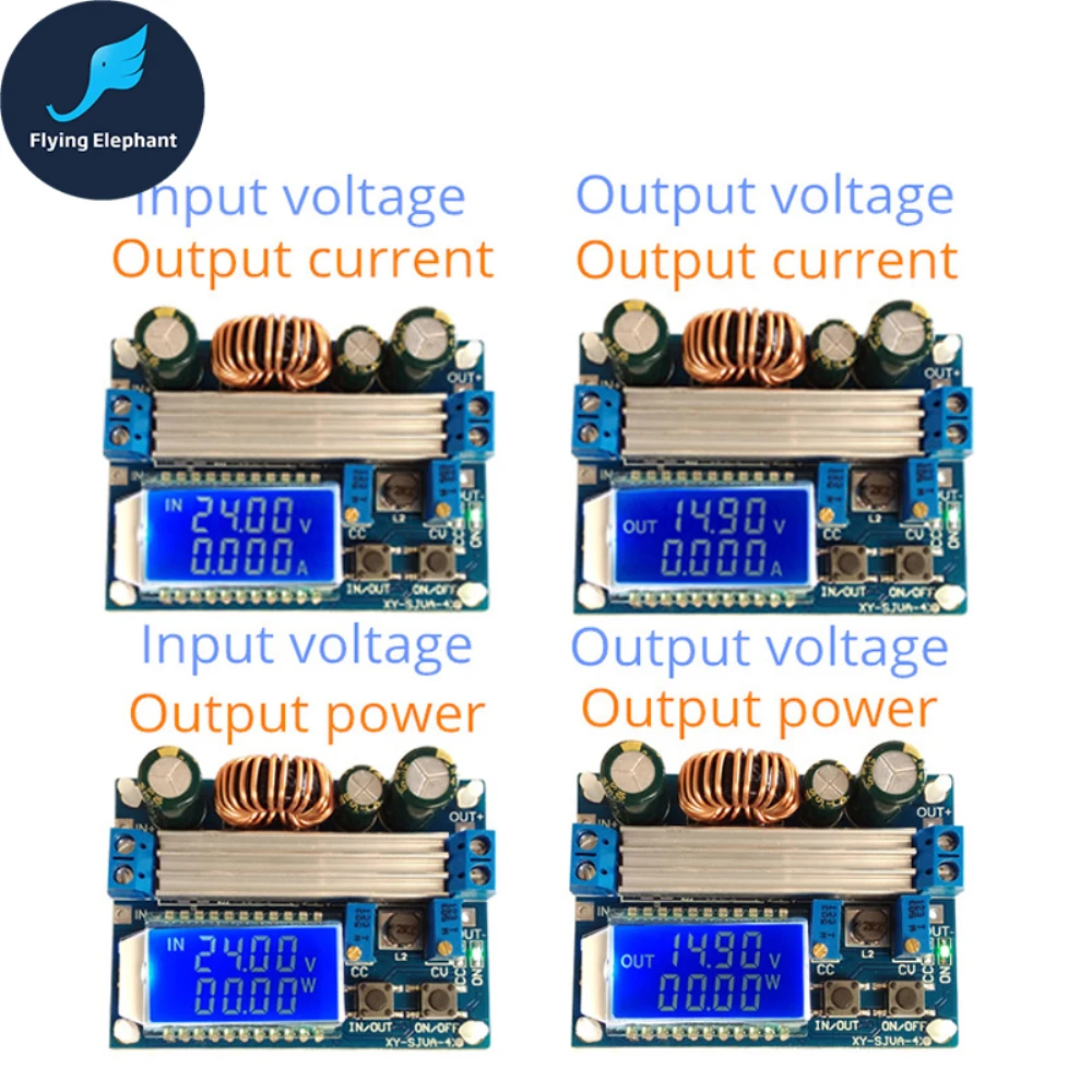 35 Вт автоматический повышающий и понижающий диммер повышающий преобразователь модуль регулируемая плата с lcd CC CV