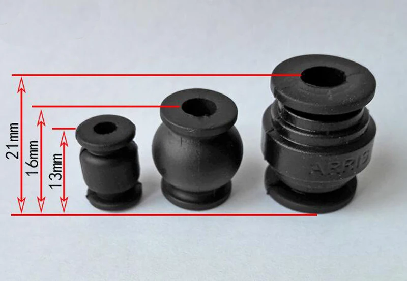 10PC13/16/21mm Flight Control Damping Ball Damper Shock Absorber Anti