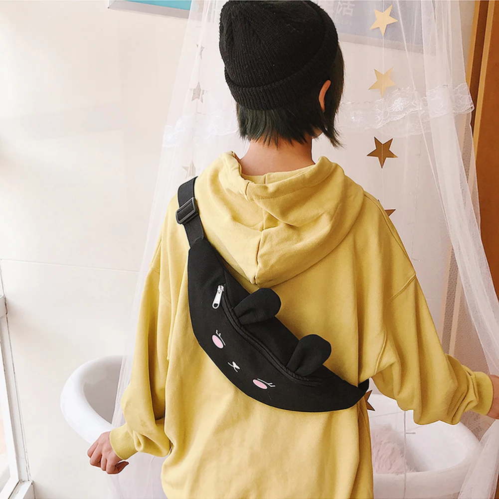 قماش الخصر حزم الاطفال الفتيات الكرتون أرنب الصدر الأطفال حقيبة كتف 2019 جديد Sac دوس Bolsas الأنثوية موهير Sac الرئيسية