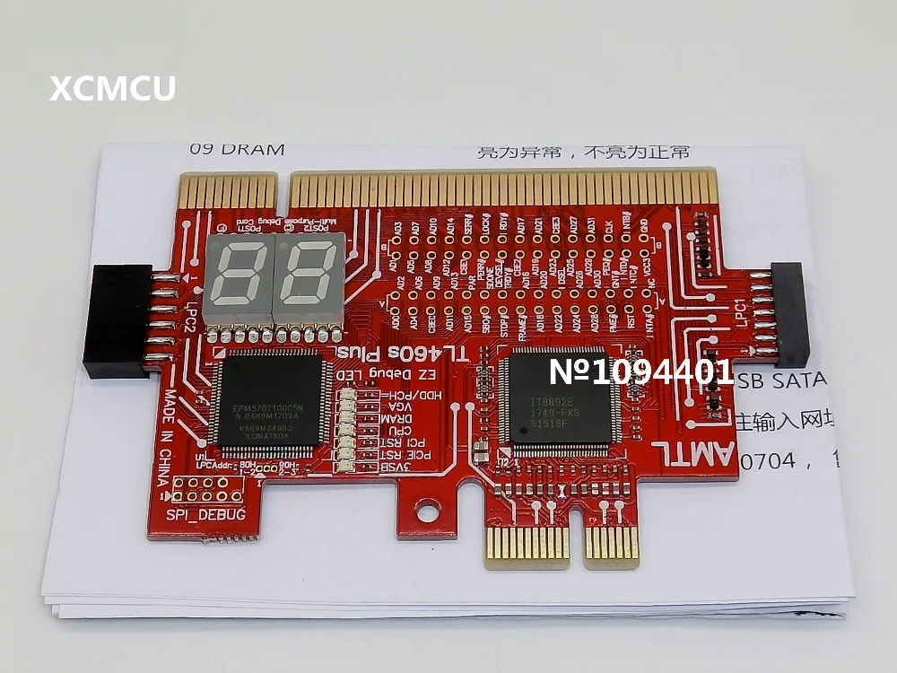 

1pcs* TL460S PLUS PCI-E LPC Motherboard Diagnostic Test Analyzer Post Test Debug Cards