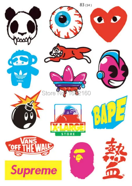 stickers supreme vans stickers supreme vans