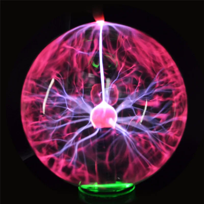 

Xmas4 5 6 8 inch plasma ball Glass Light Crystal Light Plasma Ball Lamp For Christmas Home Decoration Lighting kids gifts