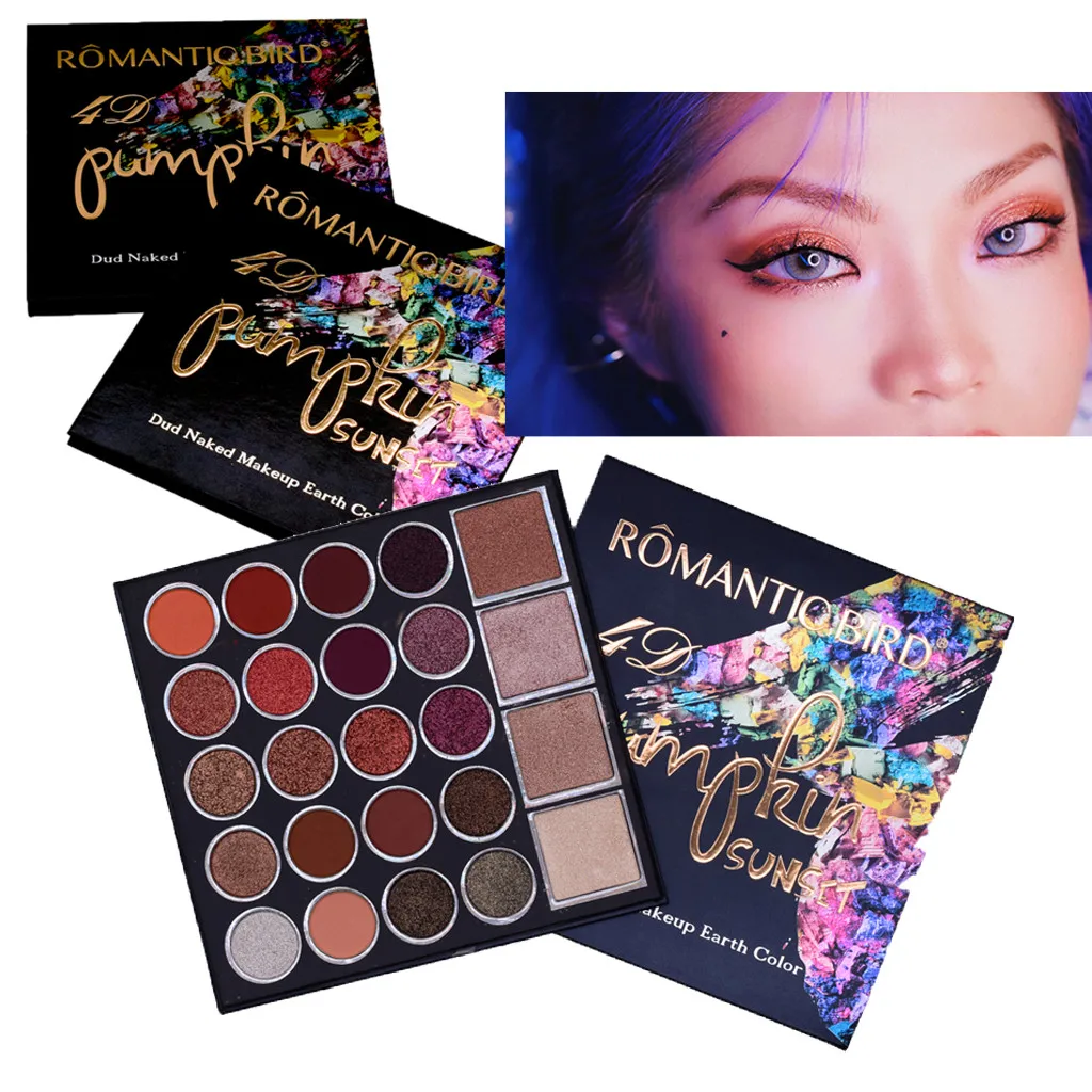 

2019 New 24 Colors Shimmer Metallic EyeShadow Highlighter Palette Glitter Eyeshadow Cosmetics Makeup palette Cosmetics