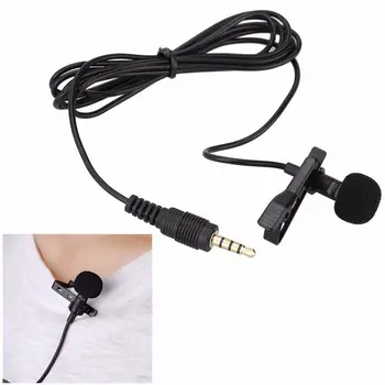 

New 3.5mm Hands Free Computer Clip on Mini Lapel Microphone For PC Skype MSN