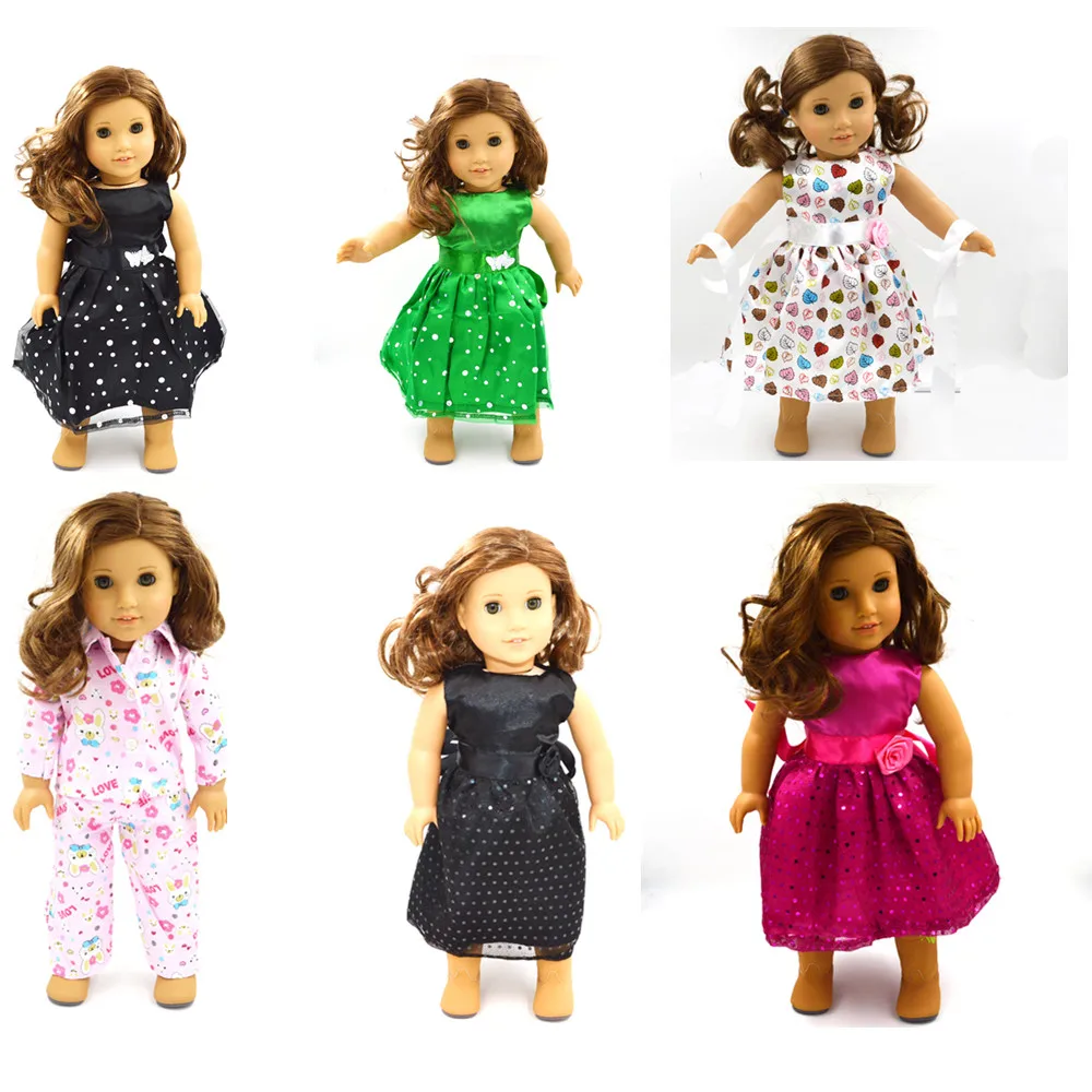 6 styles of 18 inch American Girl Doll clothing accessories, is the best gift given to children b28-b47 6 styles of 18 inch American Girl Doll clothing accessories, is the best gift given to children b28-b47
