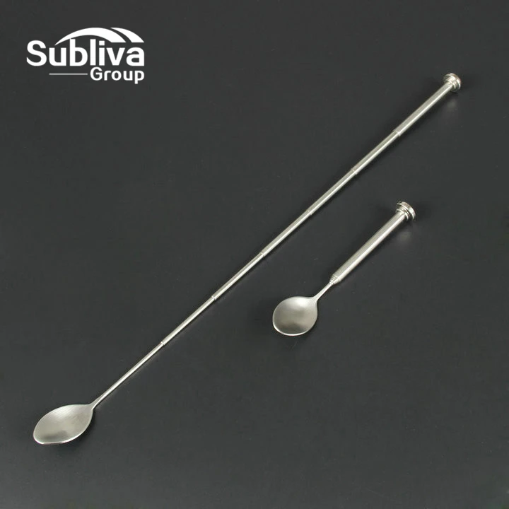 Stainless Steel Retractable Bar Spoon 150mm 450mm Bar Bartender
