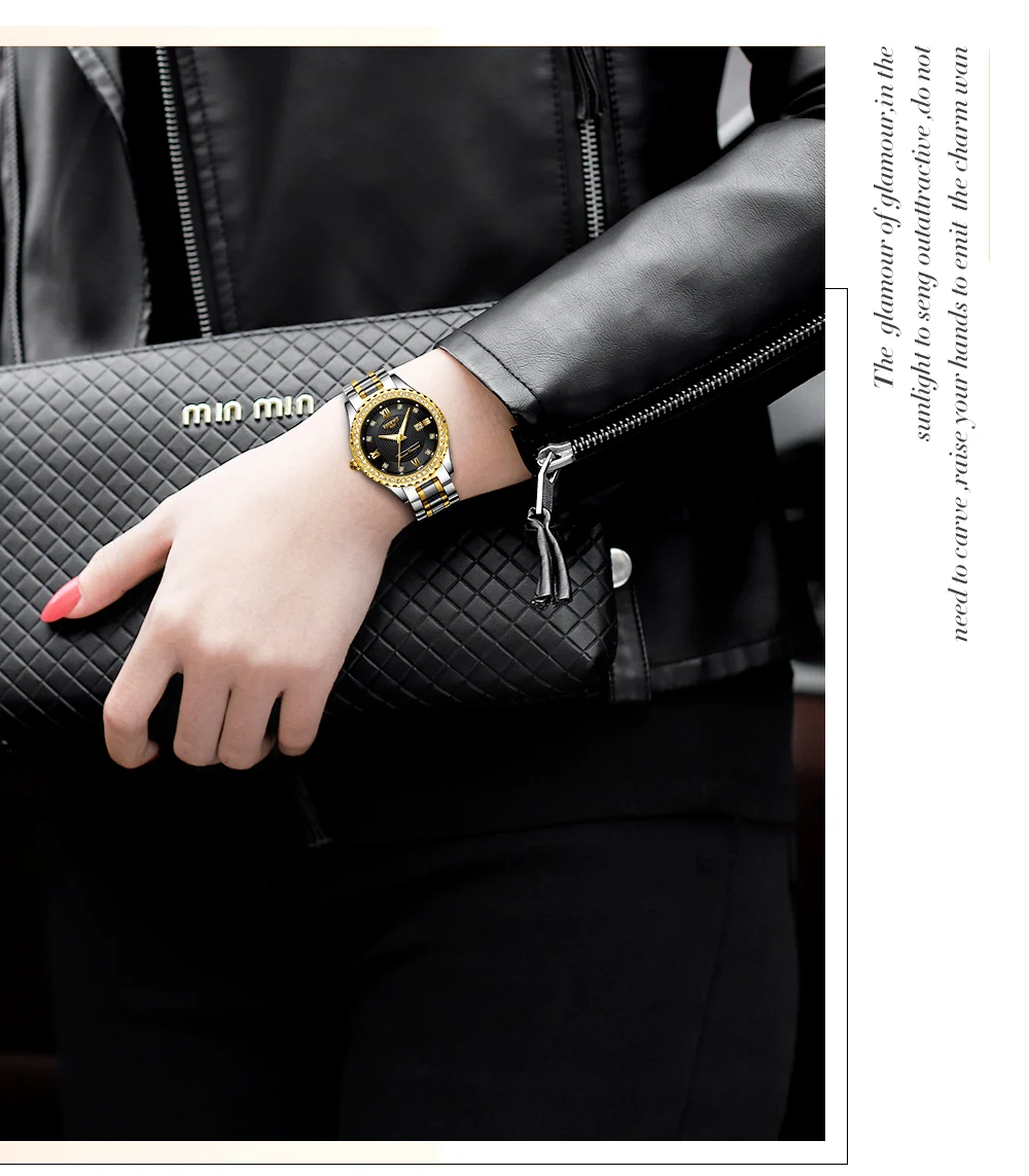 Relogio Feminino NIBOSI Brand Luxury Women's Watches Stainless Steel Lady Watches 2018 With Crystal Quartz Watches Women Gold    (17)