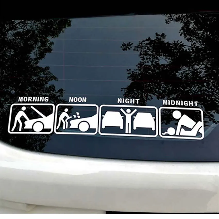 1 Pcs Rear Windshield Car Stickers Warning Reflective Sticker Car