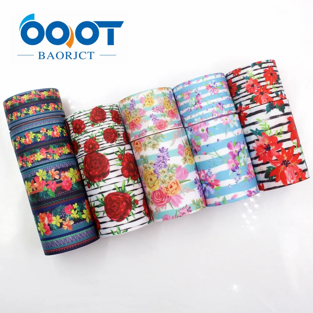 OOOT BAORJCT G-18925-1178 38 мм/75 мм 10 ярдов Весна ленты с цветами Термальность печатным