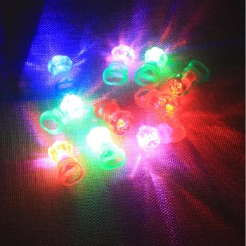 

Rose Flower LED Flashing Finger Light Children Boys Girls Light Up Rings Birthday Glow Party Supplies Concert Bar Toy Gift