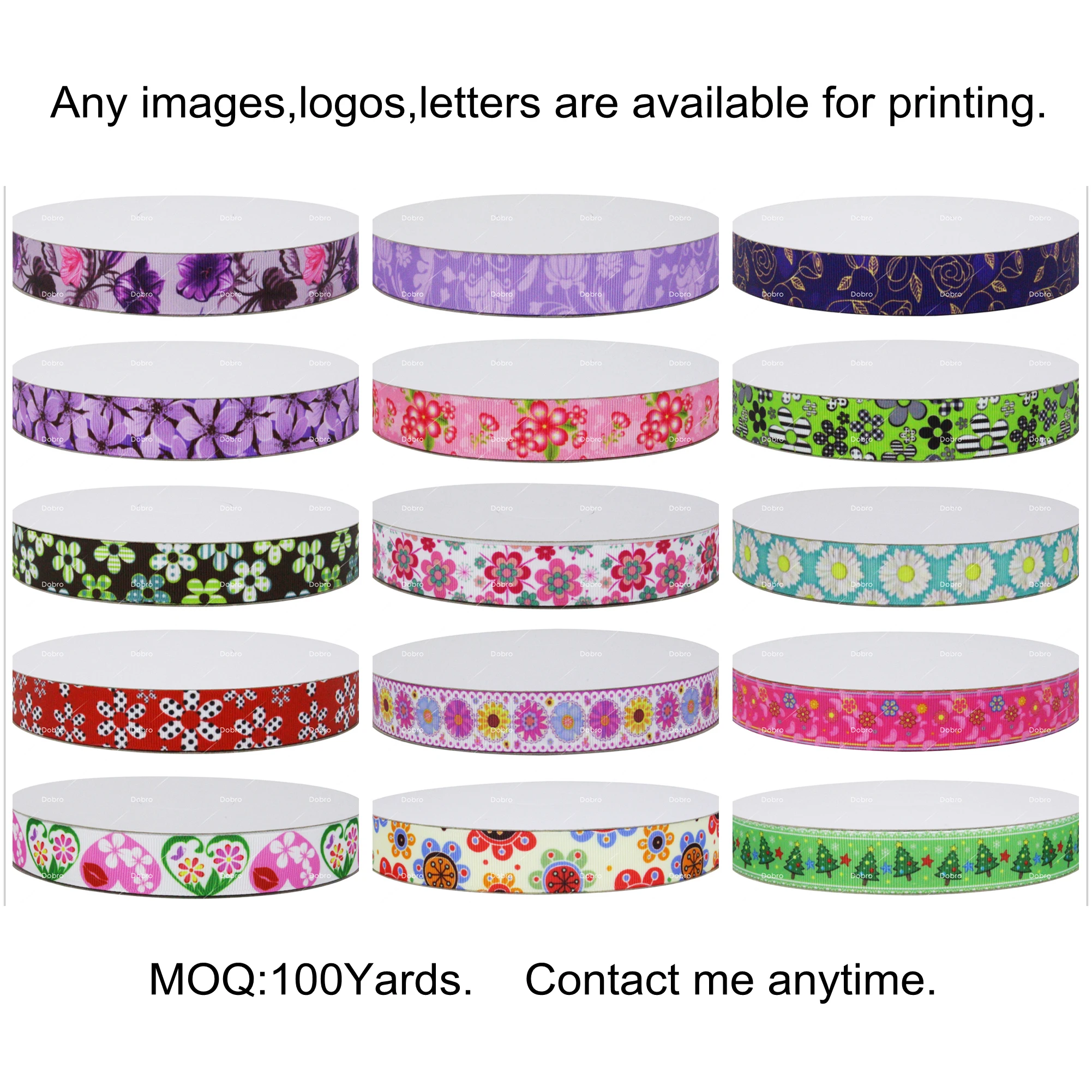 

15 Choices 7/8" 22MM Animal Cat Paw Footprint Printed Grosgrain Ribbons for Hair DIY Baby Craft Party Decoration Gift Packaging
