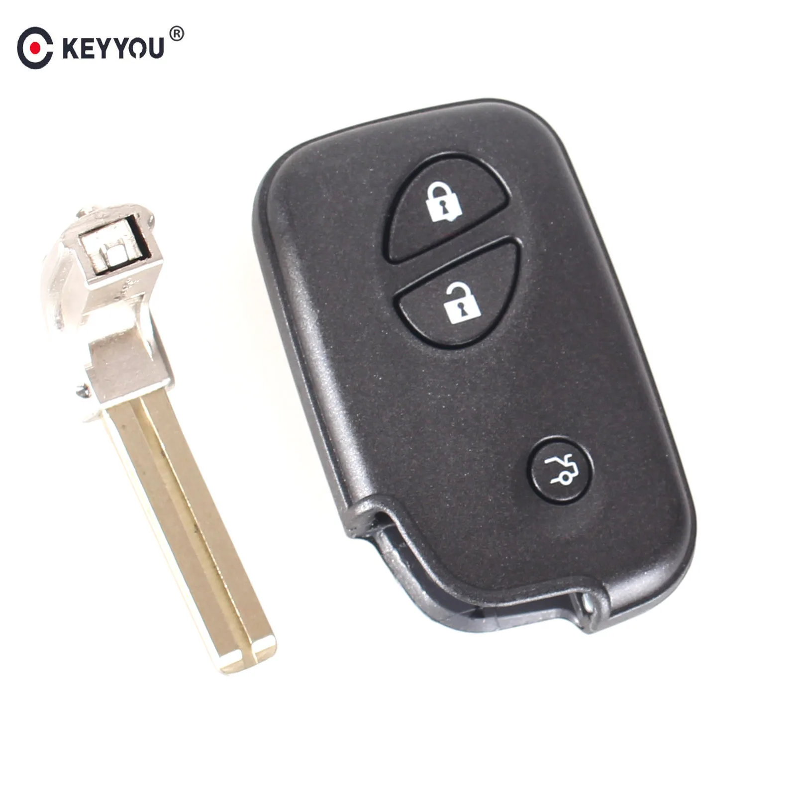 Запасной корпус KEYYOU 3 кнопки дистанционный смарт ключ Брелок чехол для Lexus IS250 ES350