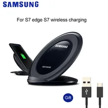 Оригинальное Беспроводное зарядное устройство samsung Qi Pad Быстрая зарядка для samsung Galaxy S10 S9 S8 Plus S7 edge Note10 iPhone 8 X XR EP-NG930