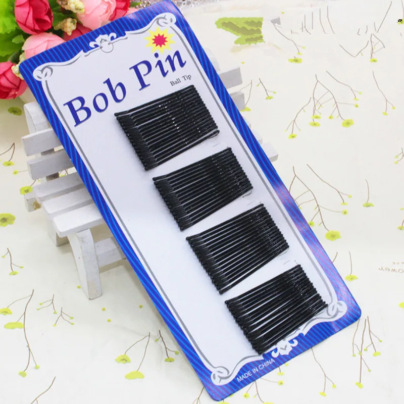 120PCS Hair Accessories Hair Clips for Women Ladies Hair Pins Invisible Curly Wavy Grips Salon Barrette Hairpin Black Barrette