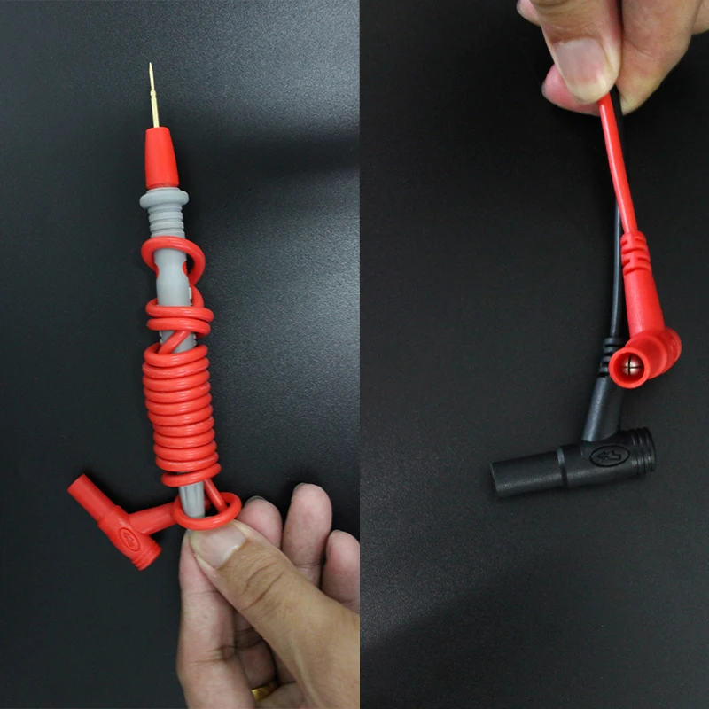 1 Pair 20A 1000V Silicone wire Universal Probe Test Leads Pin for Digital Multimeter Needle Tip Multi Meter Tester Probe  (5)