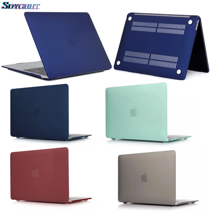 

New Hard Crystal Matte Frosted Case Cover Sleeve for MacBook Air 11 air 13 inch A1466 A1932 Pro 13.3 15 Retina A1706 A1708 A1989