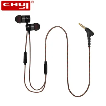 

CHYI In-ear Earphone HIFI Stereo Earbuds Super Bass 3.5mm Subwoofer With Mic Headset For Moblie Phone Desktop Laptop