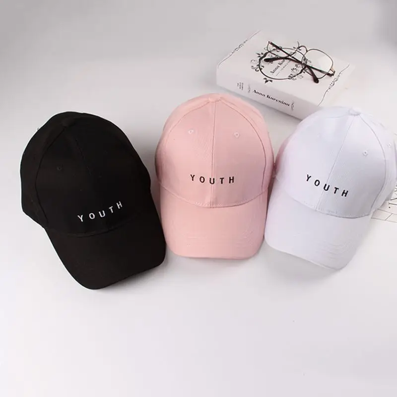 

22 Color Unisex Korean Sport Smile Face Finger Heart Embroidery Baseball Cap Harajuku Cotton Hip Hop Snapback Curved Trucker Hat