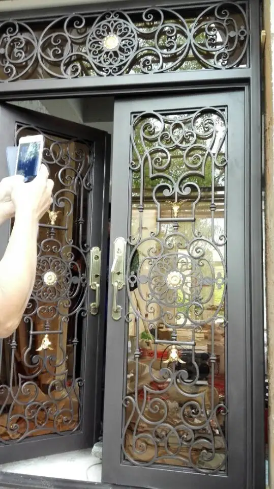 Custom 1600mm X 2600mmwrought Iron Doors Front Wrought Custom 1600mm X 2600mmwrought Iron Doors Front Wrought Glass Entry Door In From Home Improvement On Aliexpress Com Alibaba Group