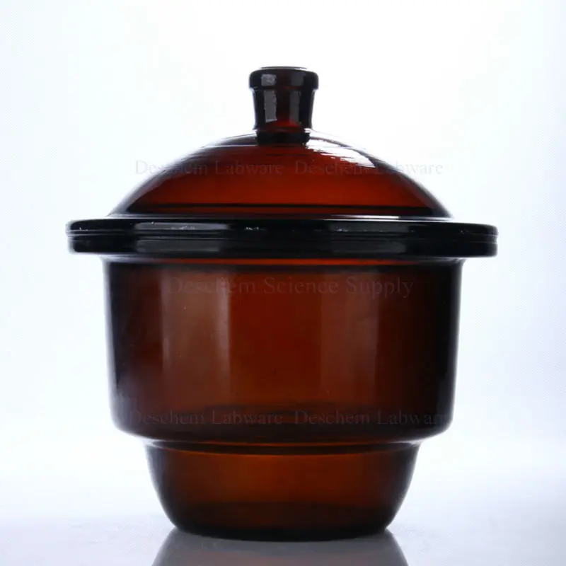 

120mm,Amber Brown,Glass Desiccator Jar,Dessicator Dryer,12CM,New Lab Glassware