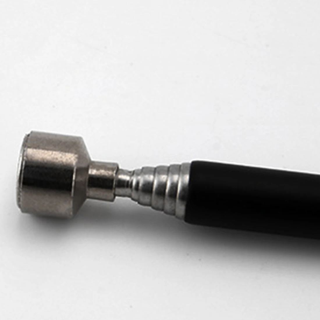 Телескопическая магнитная ручка, удлиняющий магнит, Портативный Телескопический легкий стержень, ручной инструмент, черный магнит