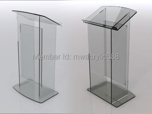 Free Shipping Modern Design Cheap Transparent Acrylic Lectern