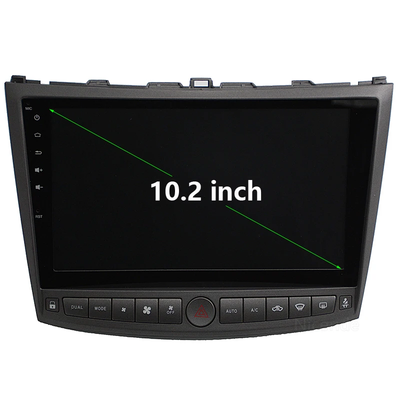 Discount 10.2" Android 8.1 Car Stereo radio gps For Lexus IS250 IS200 300 IS350 2005 2006 2007 2008-2011 dvd multimedia head unit bt wifi 2
