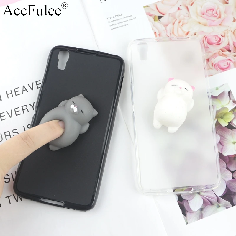 

Cute Toys Squishy Case For Alcatel One Touch Idol 4 5.2'' OT6055 6055 6055K 6055y 3D Panda Rabbit Soft TPU Cover Phone Bags