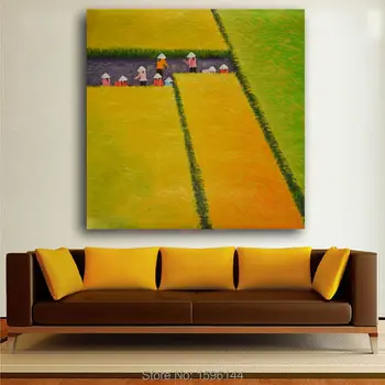 

Painting Canvas Hand painted Southeast Asia Vietnam Landscape Art Picture Modern Ornaments Oil Painting Home Decor