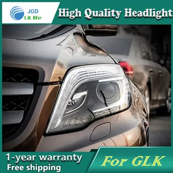 

Car Styling Head Lamp case for Benz GLK200 GLK260 GLK300 Headlights LED Headlight DRL Lens Double Beam Bi-Xenon HID Accessories