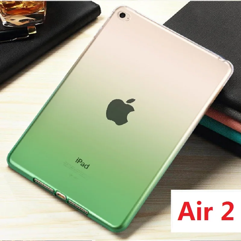 Ультратонкий чехол для планшета iPad Air 2 Suger Rainbow 9 7 дюйма мягкий из ТПУ A1566 A1567 |
