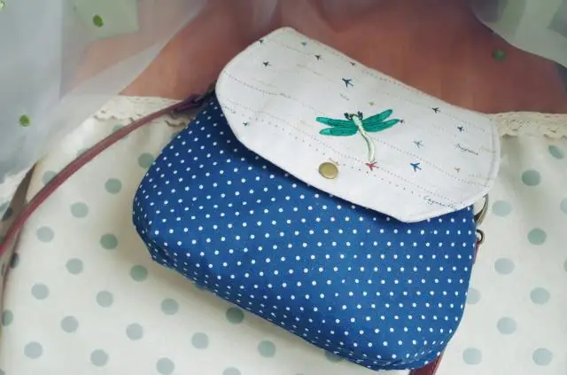 Zakka Angelatracy Insetos Libélula Bordados Mulheres Sacos