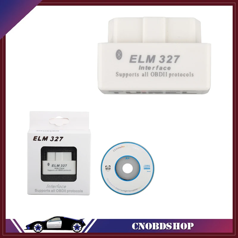 Белый Цвет Супер Мини ELM327 Bluetooth беспроводной V2.1 OBD2 Мини Elm 327 Автомобильный диагностический сканер инструмент для ODB2 OBDII протоколы