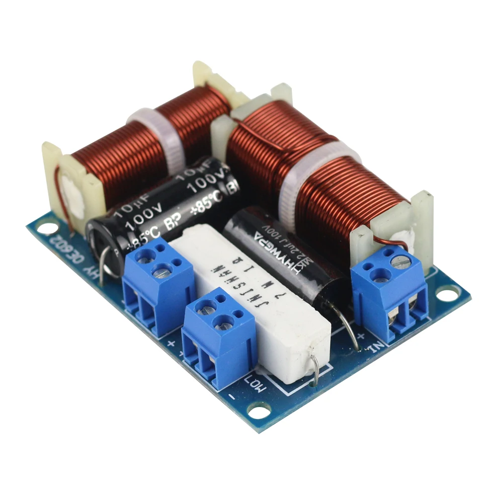 Placa de Alto-falante Divisor de Frequência Ghxamp Vias Mini Pinça Alta Fidelidade Universal 80w Peças 2 - Image 3