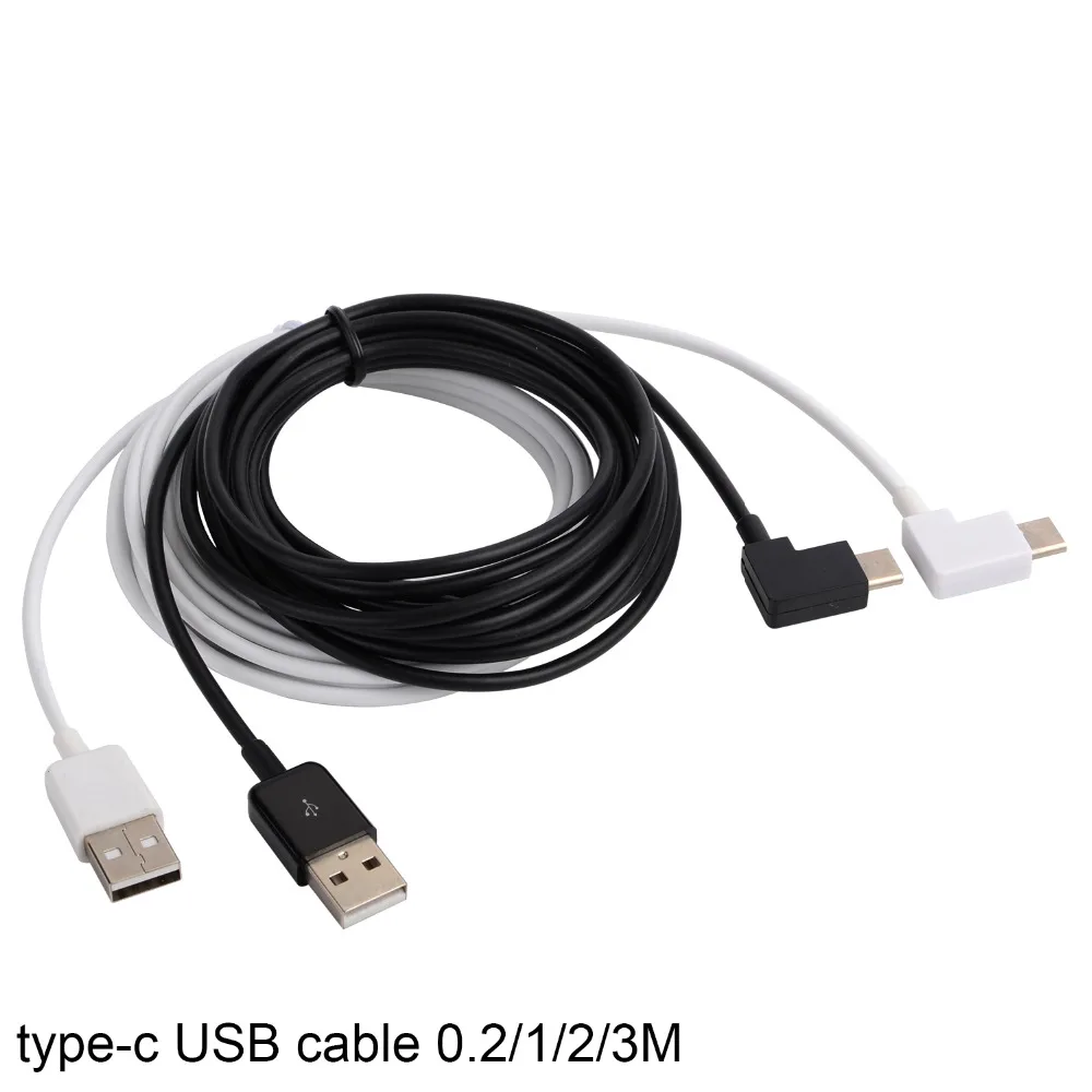 Кабель USB Type C короткий 20 см 1 м 90 градусов 2 3 А кабель для быстрой зарядки шнур Nintendo