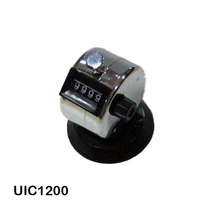 Опт/розница uniwise UIC-1200 механические Сталь учетный счетчик ручной 4 цифры 0000-9999 пластиковая намоточная машина& Пластик база