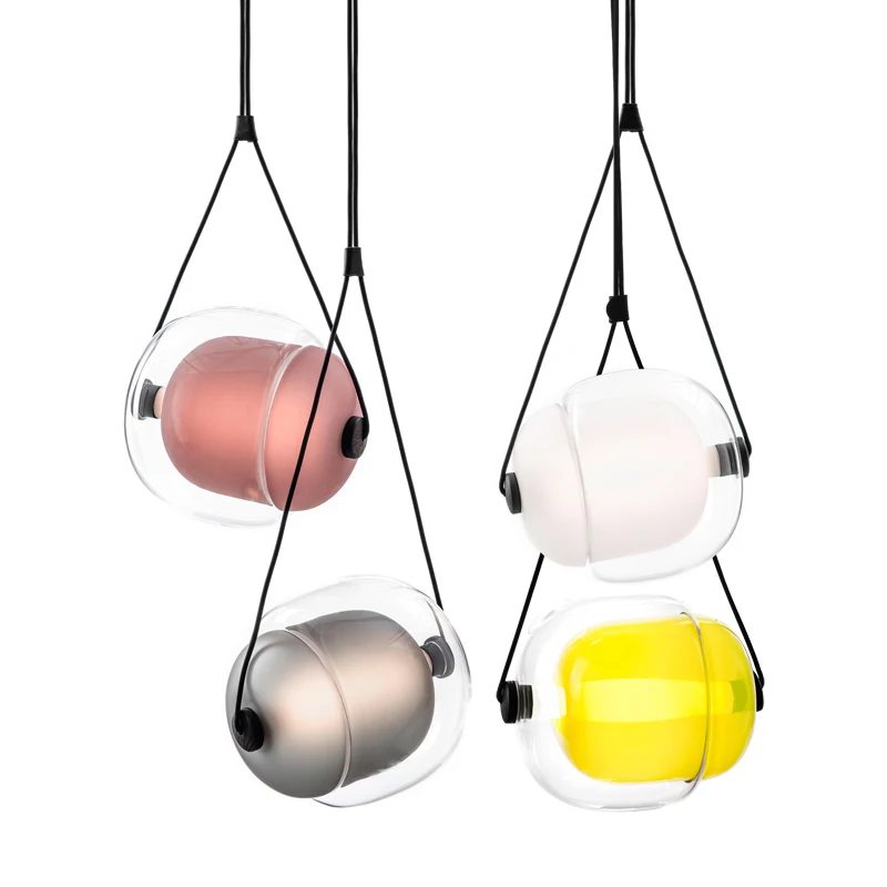 

Nordic Post modern Creative living room pendant lights Music Restaurant cafe bar bedroom droplight LED colorful lighting fixture