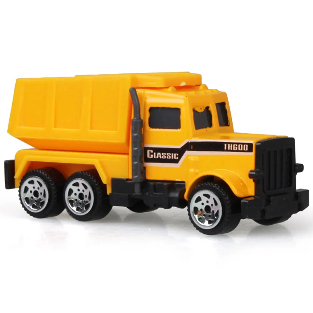 

1:64 38.5*10*4cm Medium Size Imitation Inertia Multi-type Forklifts Mixer trucks Engineering Vehicles Kids Excavator Model Car