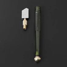 OOTDTY алмазный Совет антискользящие карбидный металл пластик ручка подача масла стекло резак инструменты