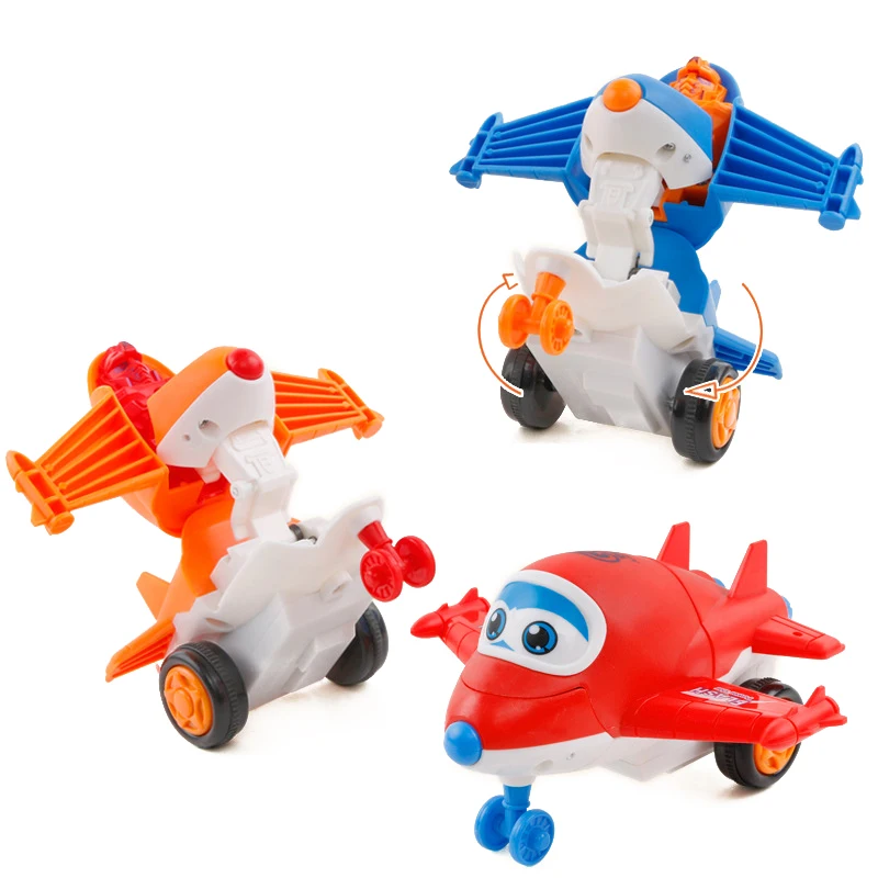 Small Cute Airplane Mold Toys Cartoon Inertial Plane Toy Children Young