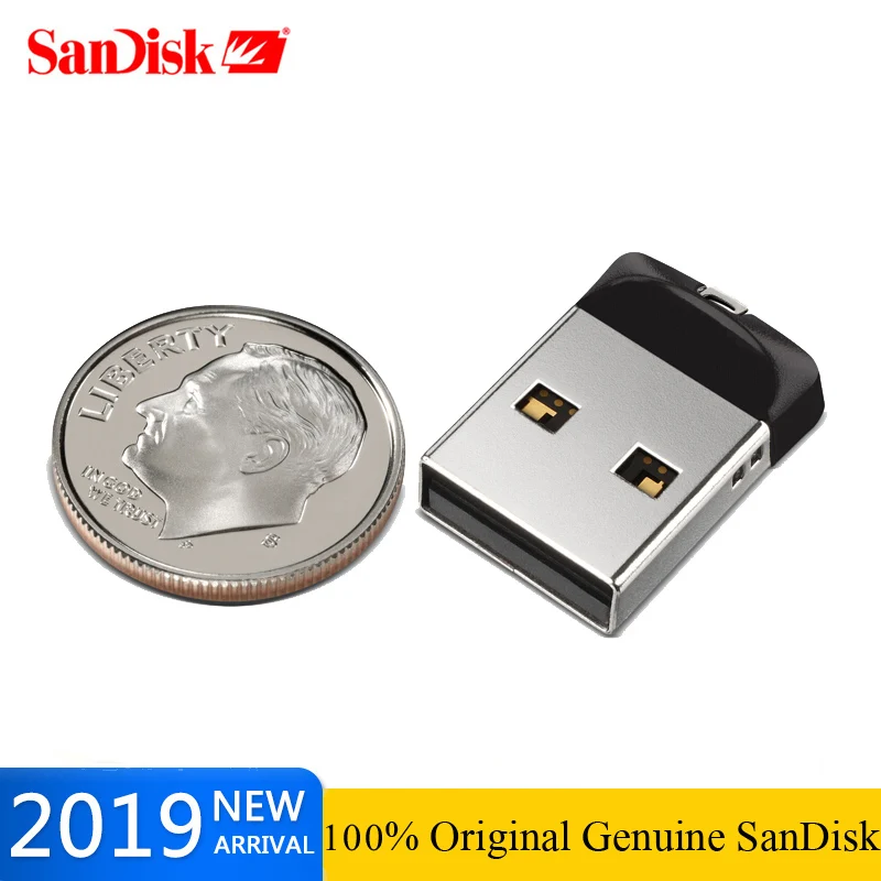 SanDisk USB 2,0 CZ33 флеш-накопитель 64 ГБ 32 ГБ 16 ГБ 8 ГБ мини USB флеш-накопитель Поддержка официальной проверки